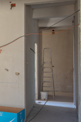 fotografo di interni in cantiere