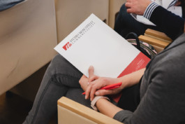 fotografo evento aziendale dettaglio di un convegno di commercialisti presso Camplus