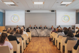 servizio fotografico evento aziendale convegno Bologna presso Camplus Bononia sala meeting