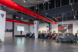 fotografo evento aziendale Museo Lamborghini Sala con pubblico