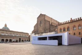 fotografo bologna piazza maggiore installazione Marchesini 